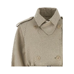 Beige Cotton Coat