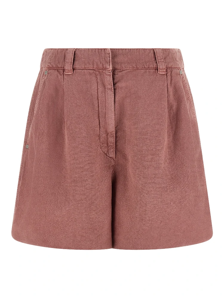 Multicolor Cotton Bermuda Shorts