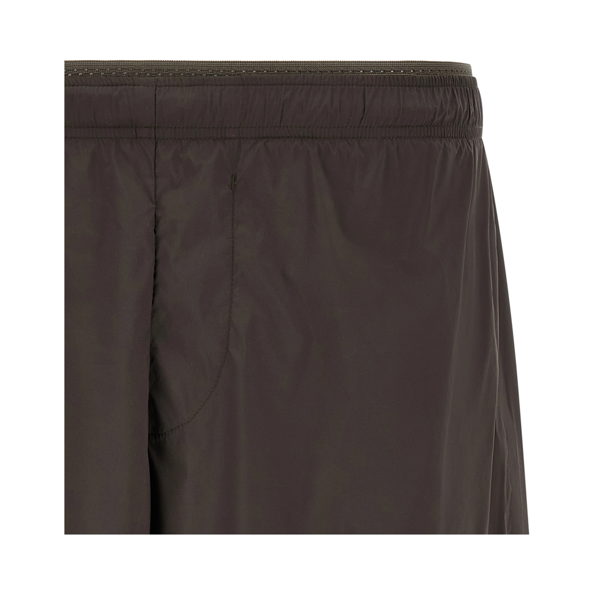 Gray Nylon Bermuda Shorts