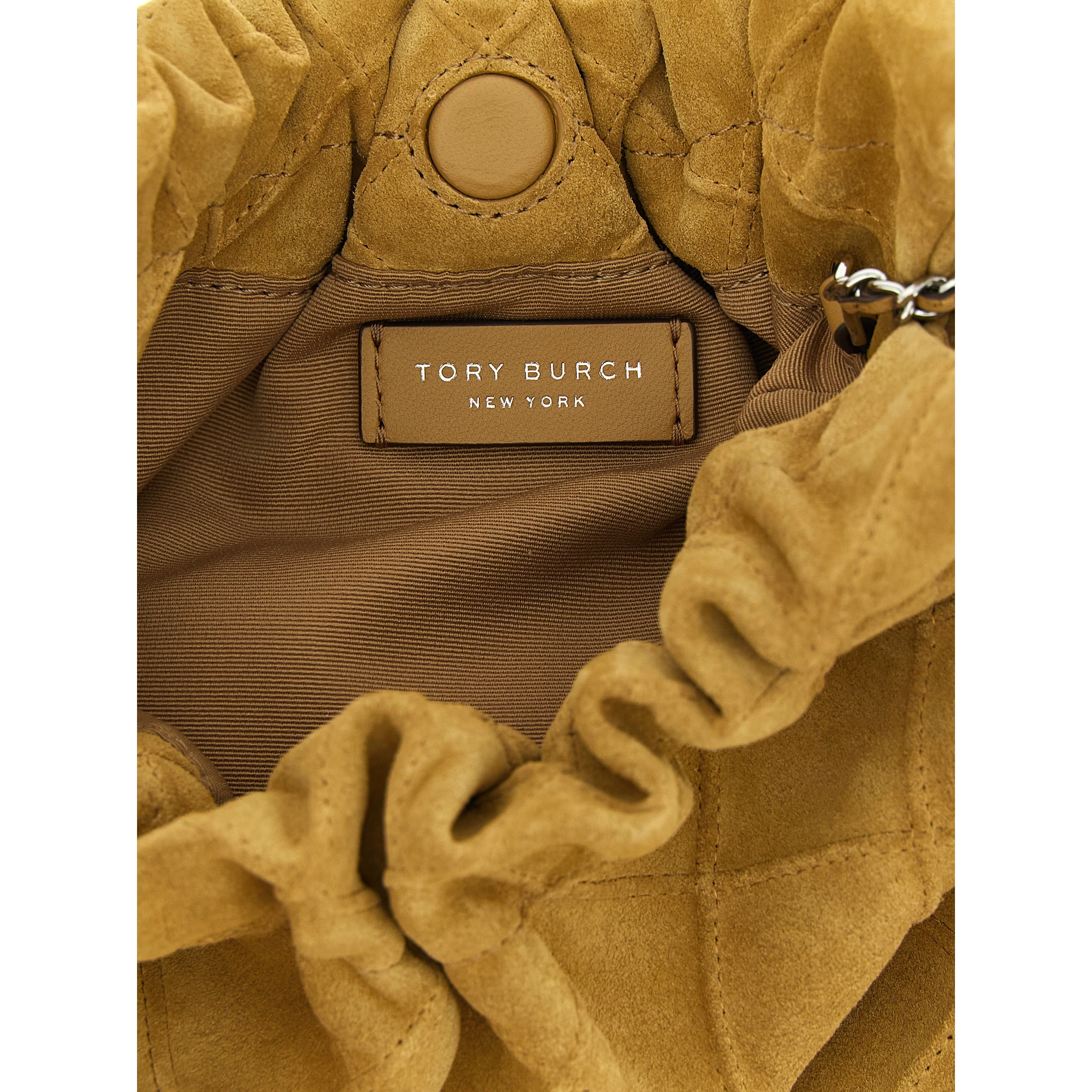 Beige Calfskin Shoulder Bag