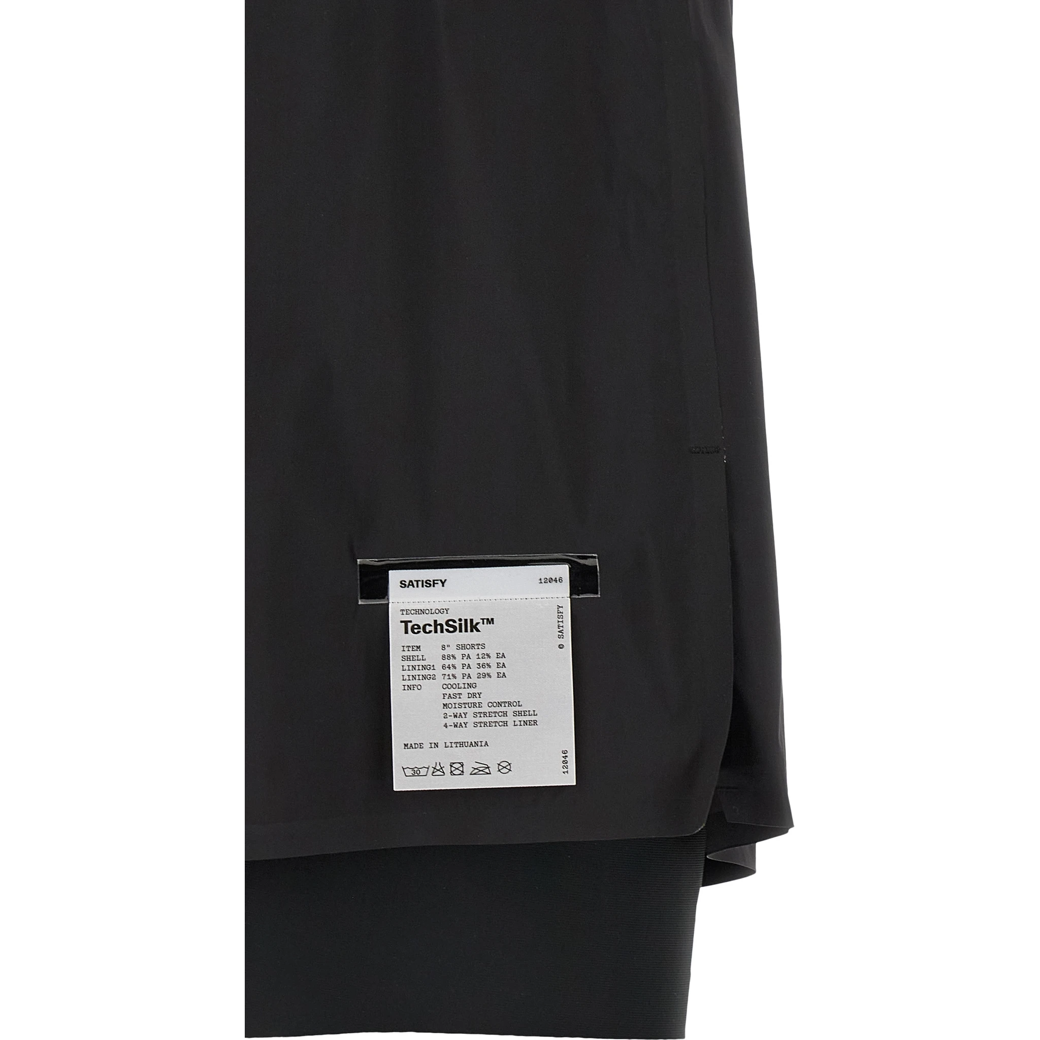 Black Nylon Bermuda Shorts