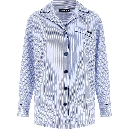 Blue Cotton Blouse