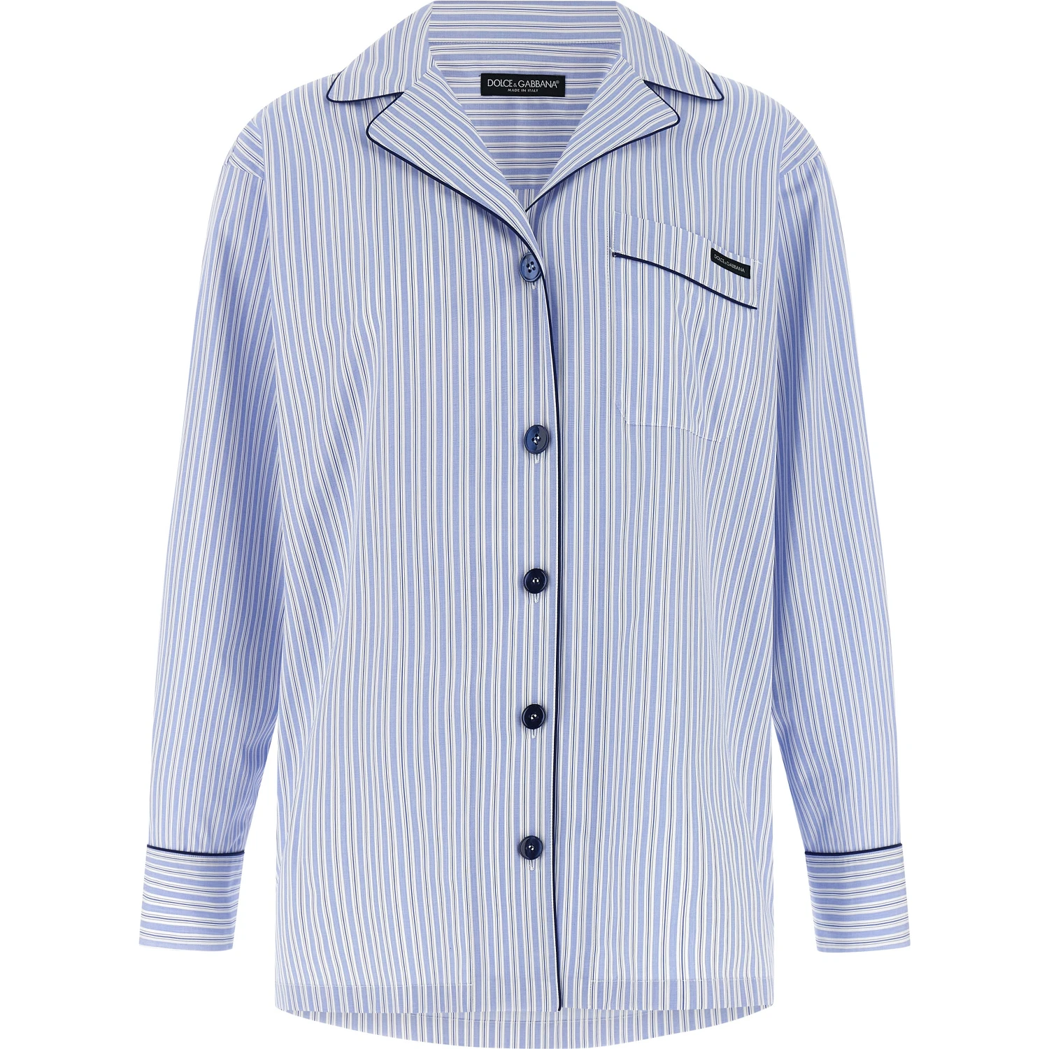 Blue Cotton Blouse