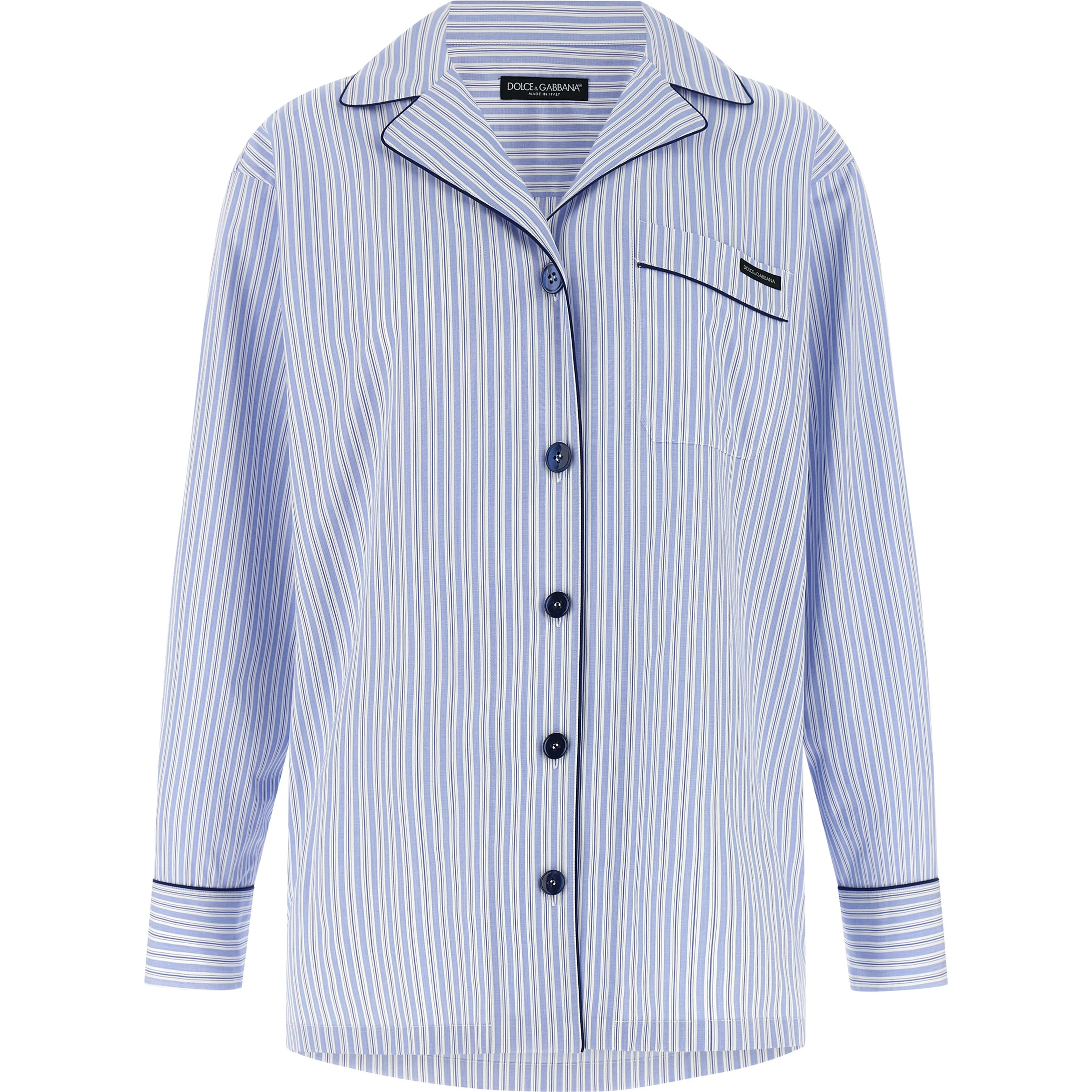 Blue Cotton Blouse