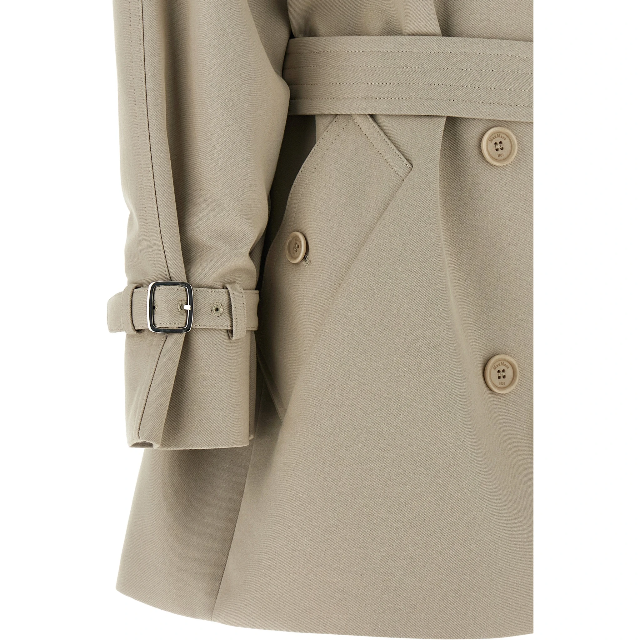 Beige Cotton Coat
