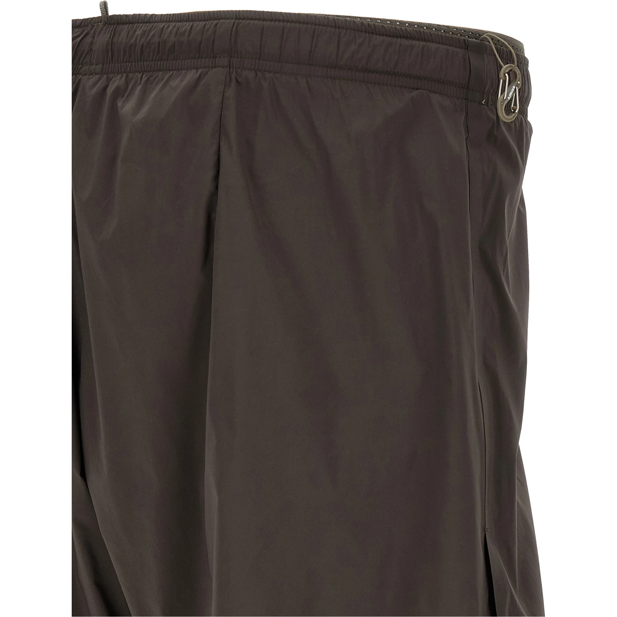 Gray Nylon Bermuda Shorts