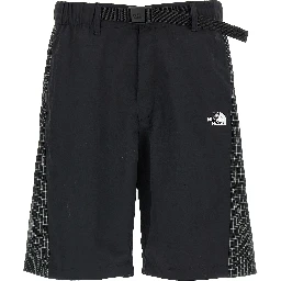 Black Nylon Bermuda Shorts