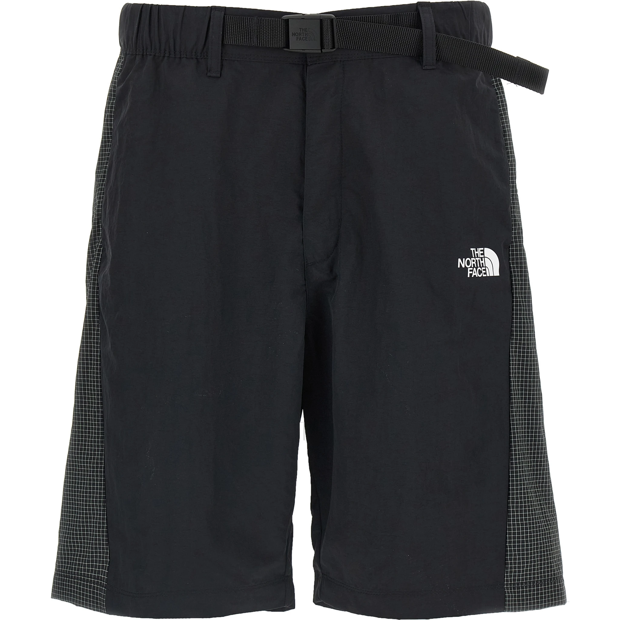 Black Nylon Bermuda Shorts