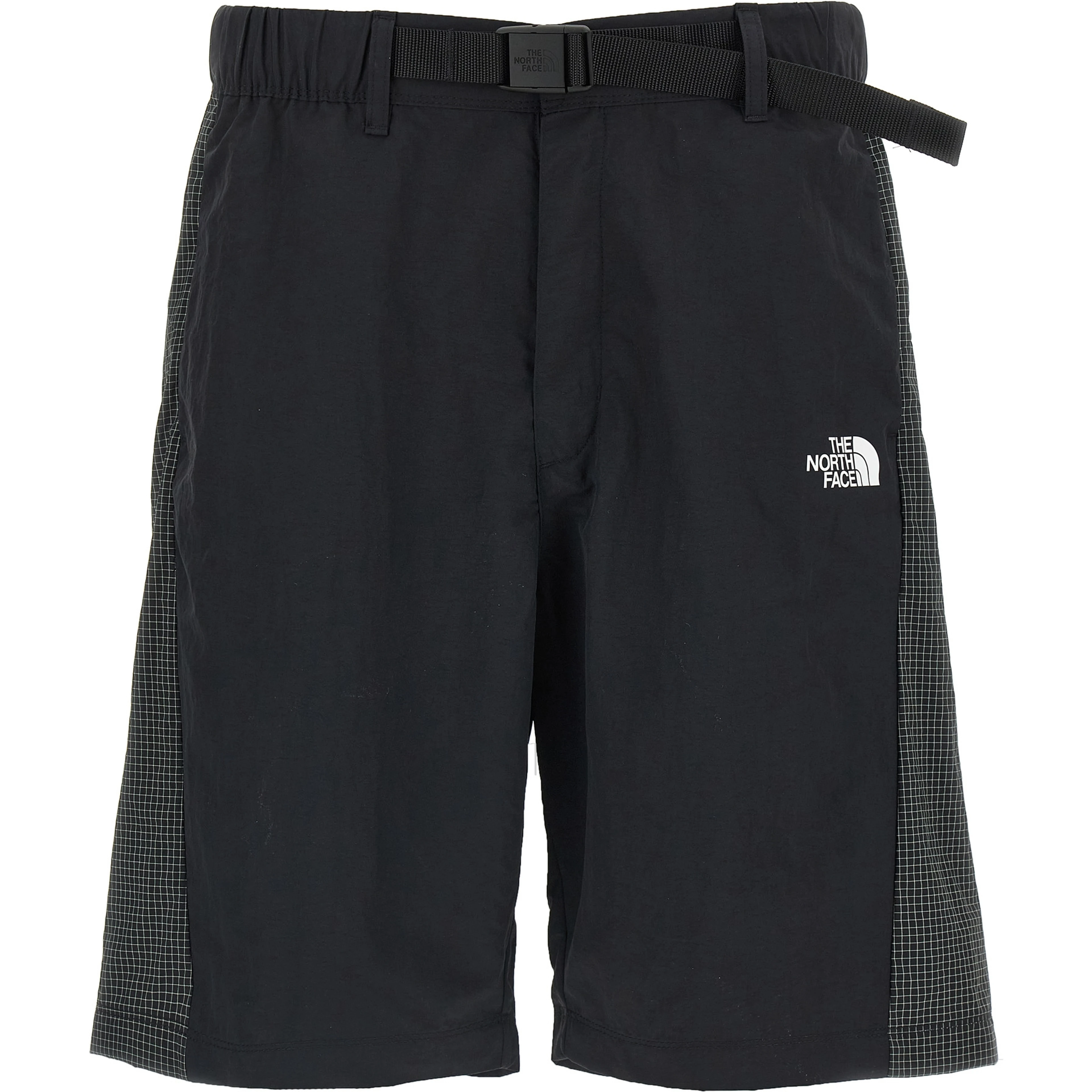 Black Nylon Bermuda Shorts