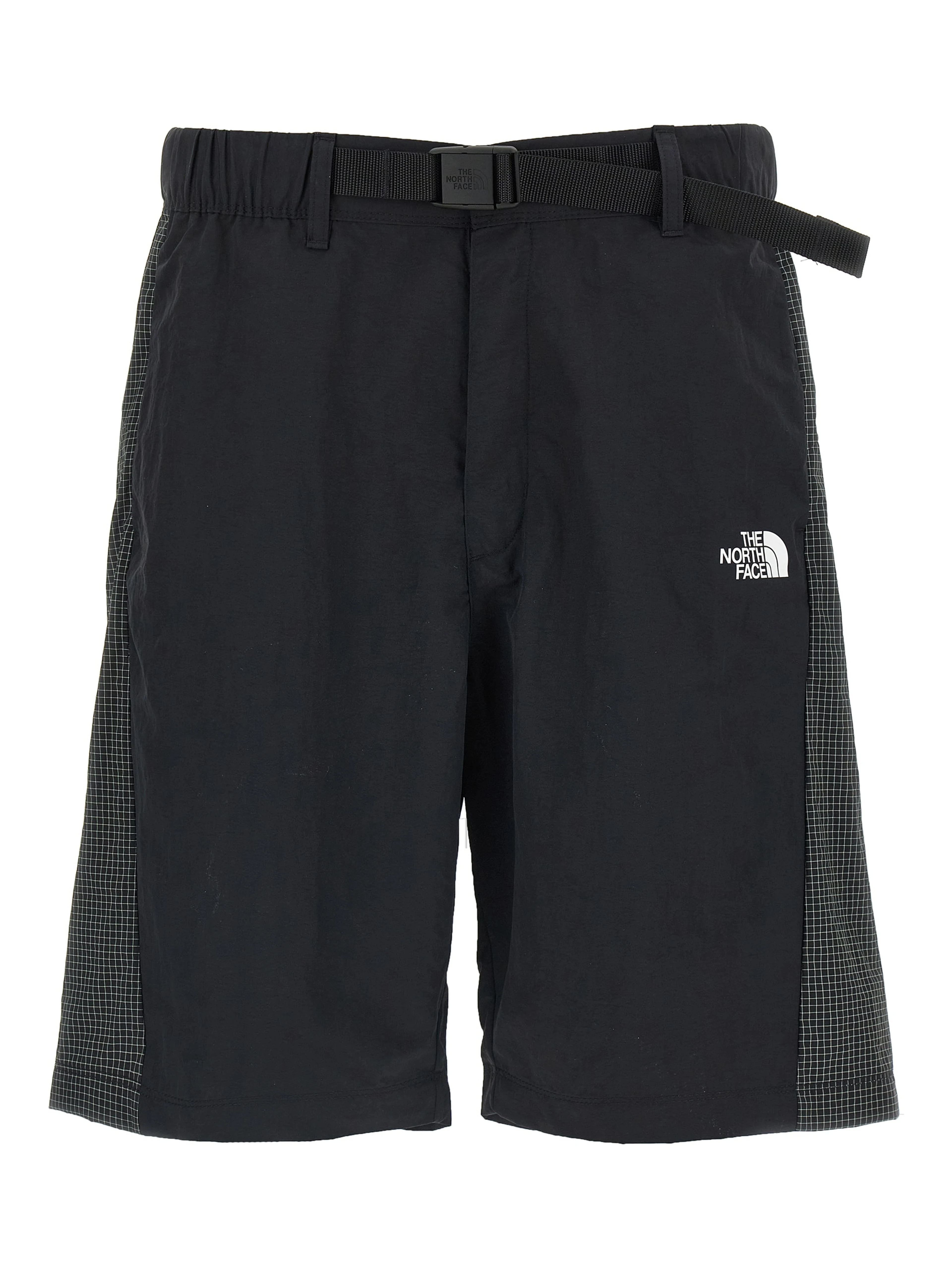 Black Nylon Bermuda Shorts