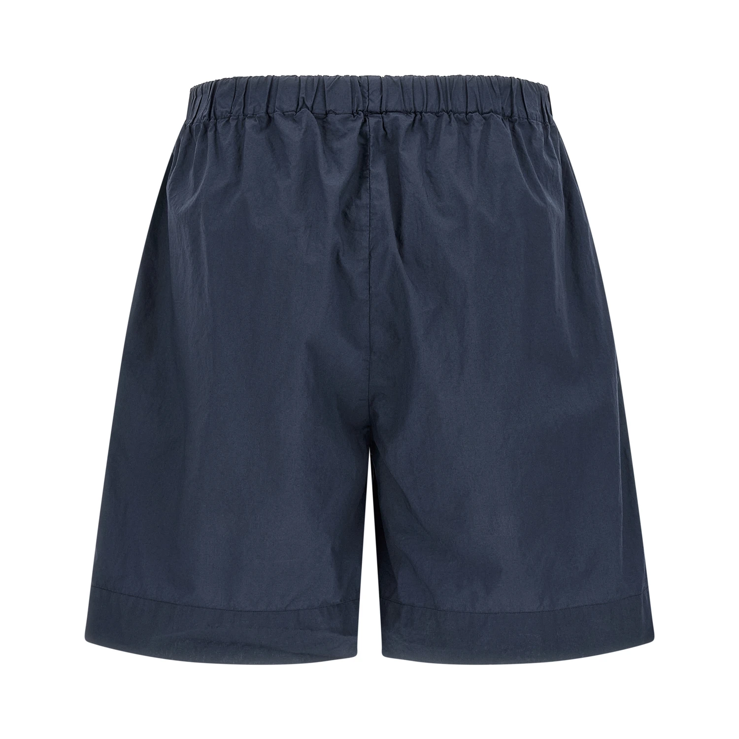 Blue Cotton Bermuda Shorts