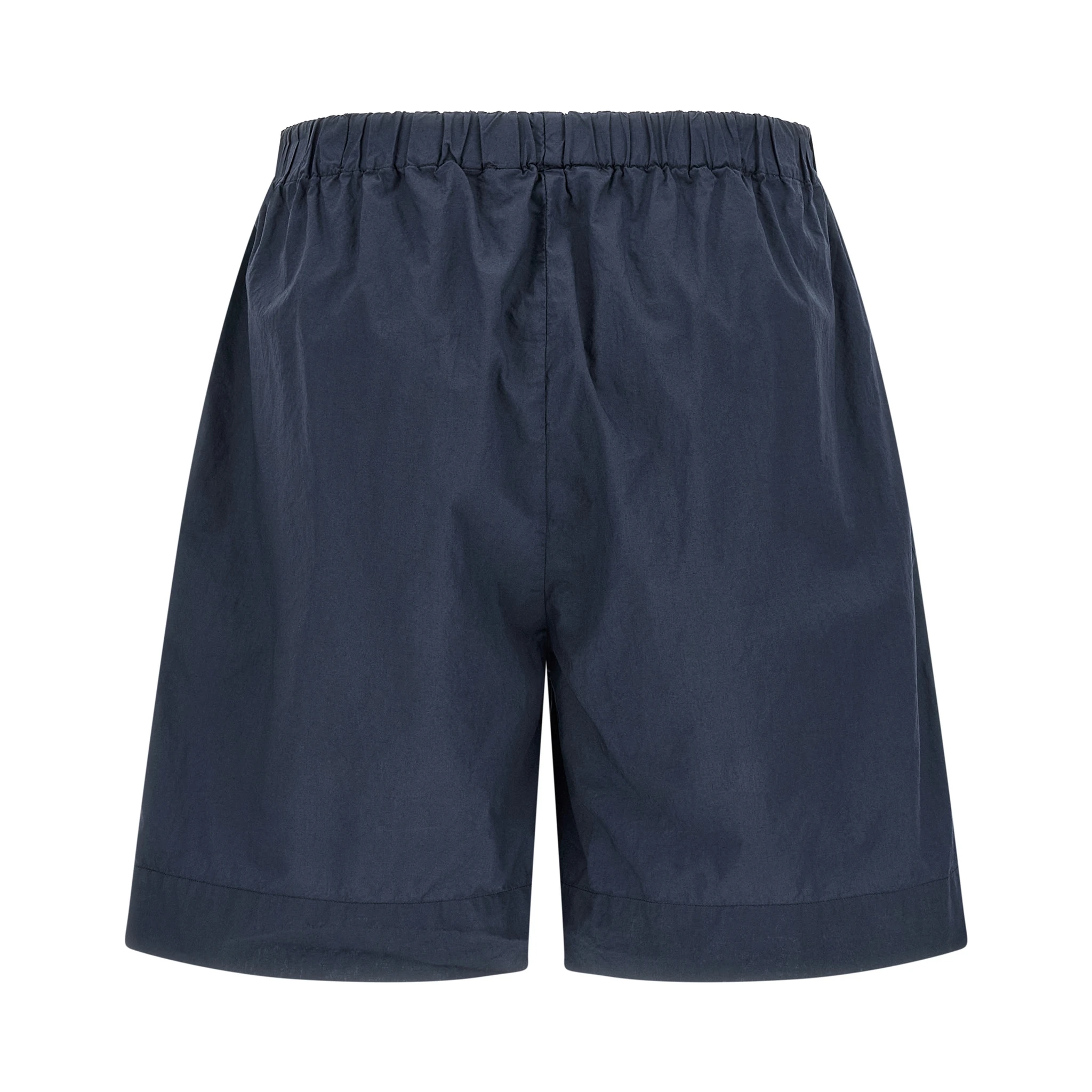Blue Cotton Bermuda Shorts