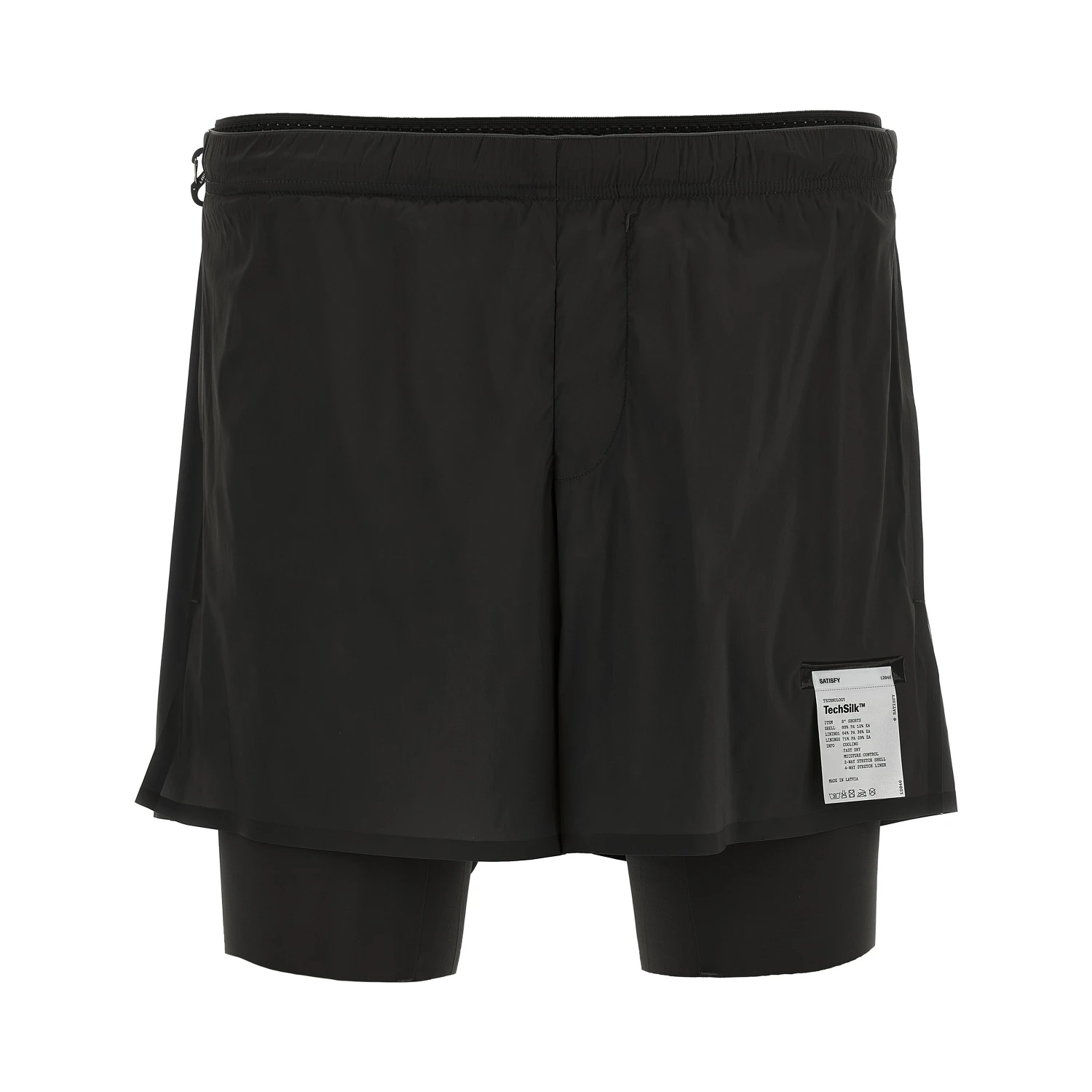 Black Nylon Bermuda Shorts