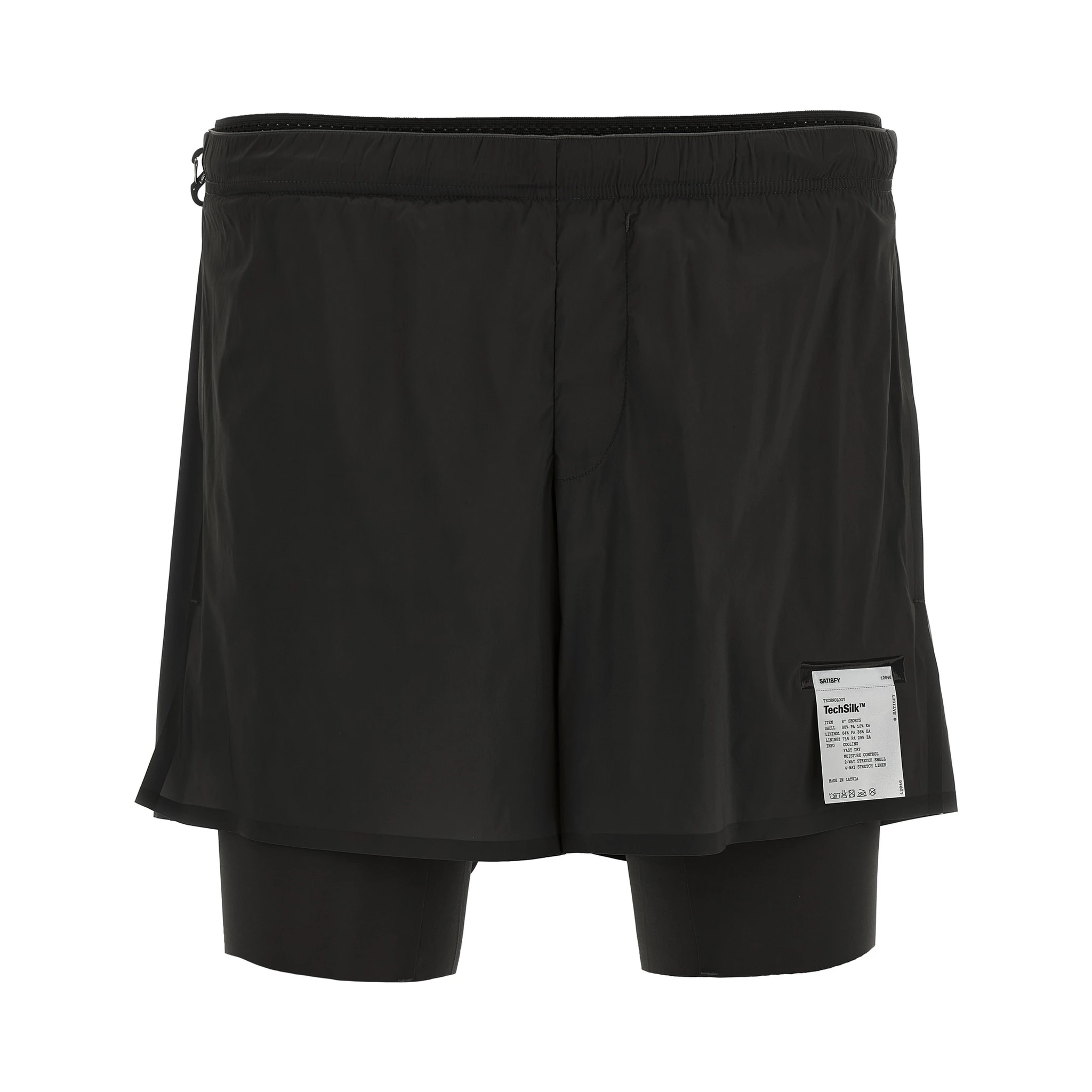 Black Nylon Bermuda Shorts