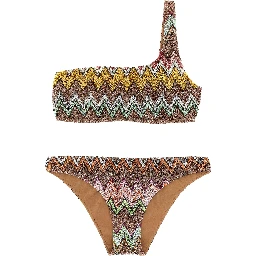 Brown Viscose Bikini