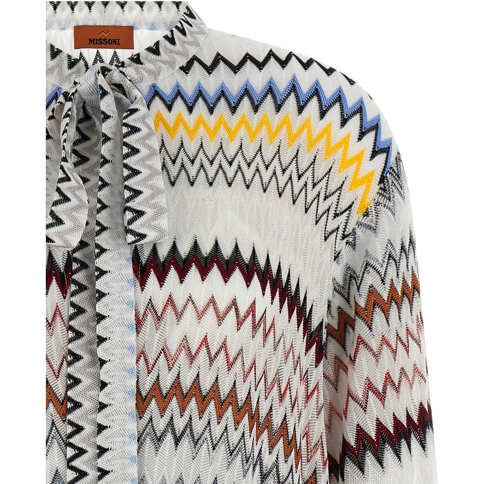 White Viscose Short Dress