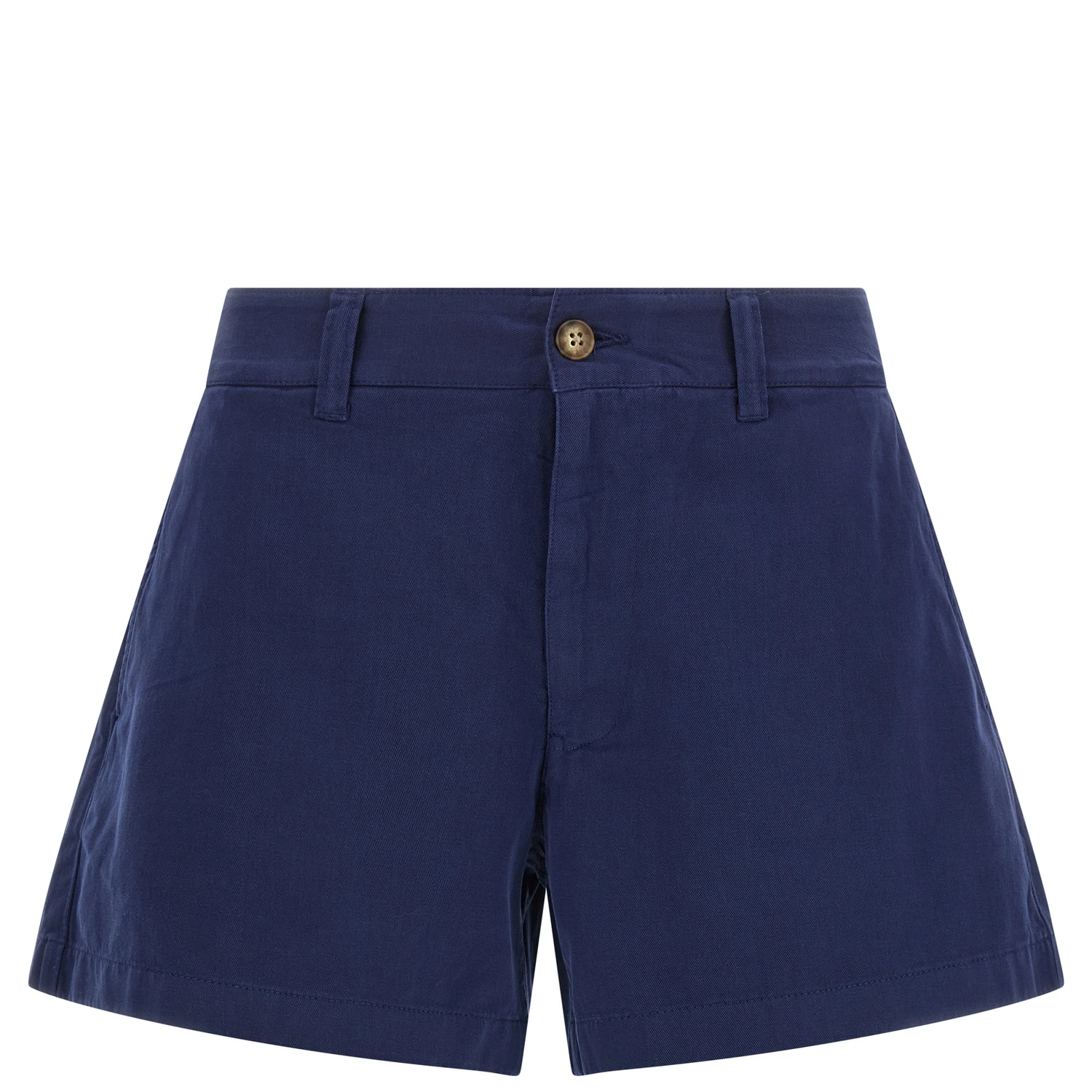 Blue Cotton Bermuda Shorts