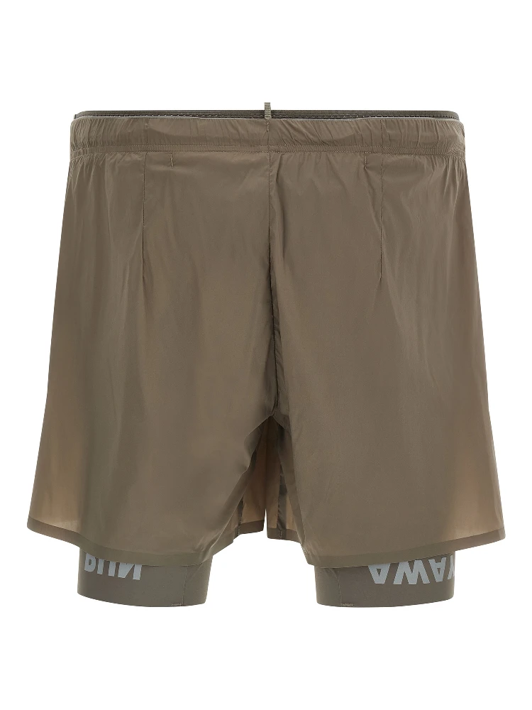 Brown Nylon Bermuda Shorts alternative