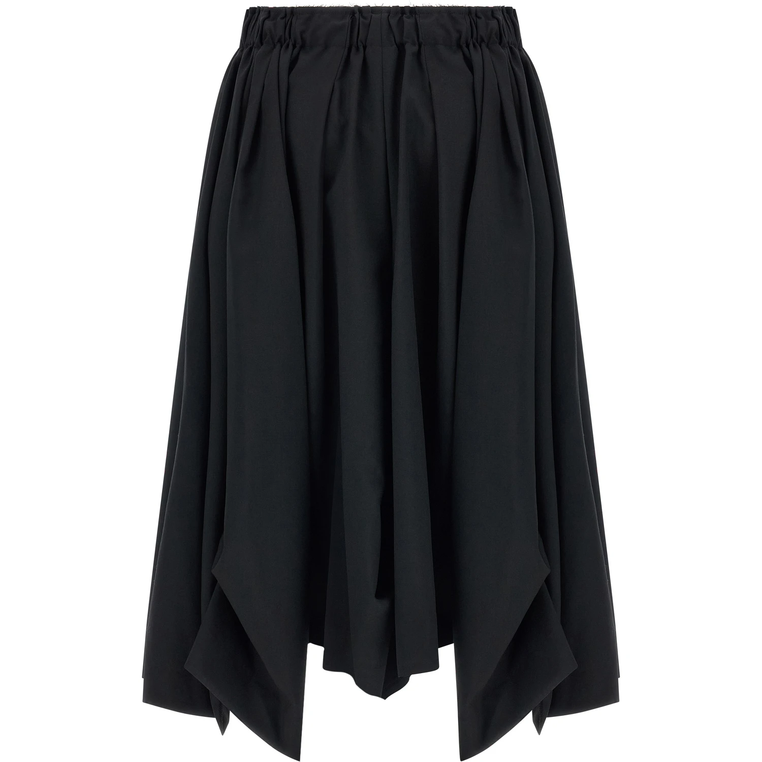 Black Wool Bermuda Shorts