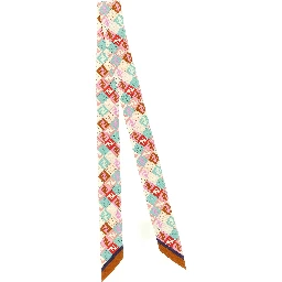 Multicolor Silk Foulard