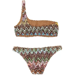 Brown Viscose Bikini