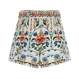 Multicolor Cotton Bermuda Shorts