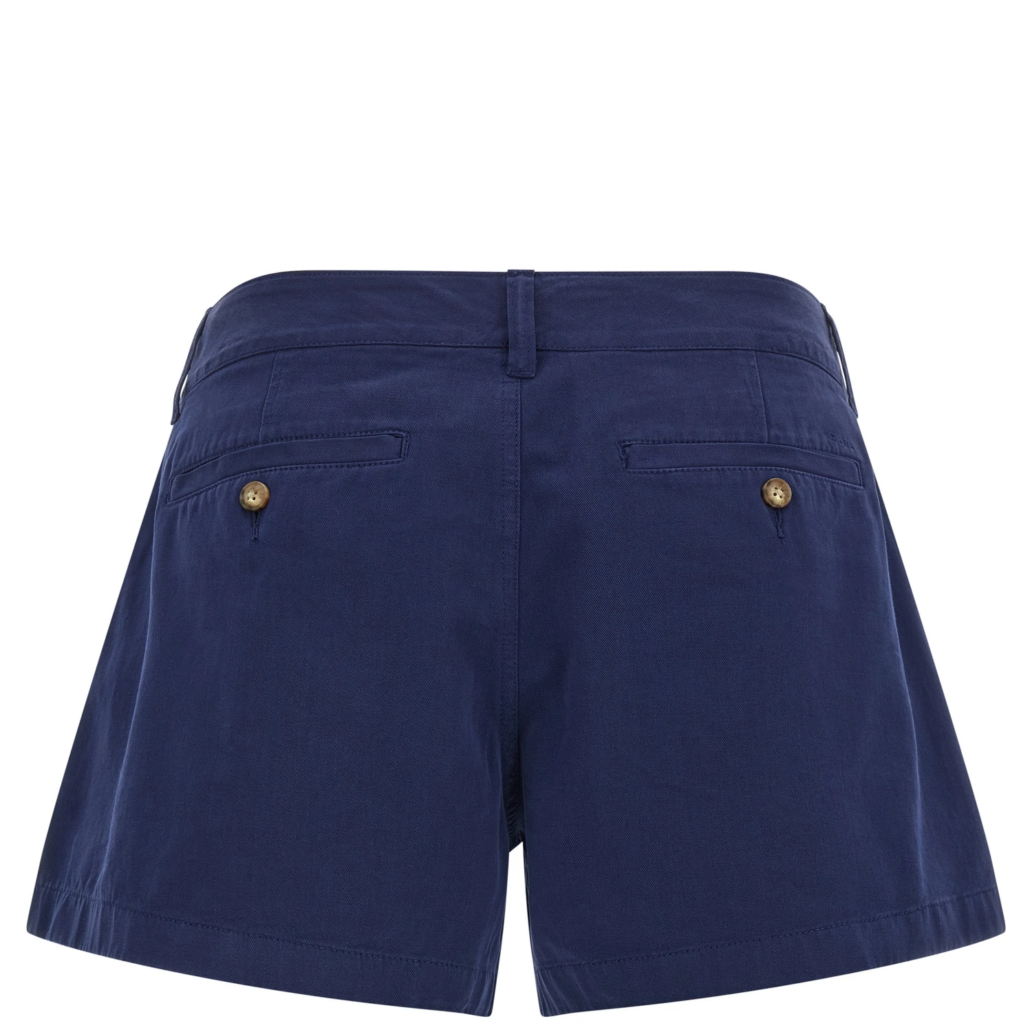Blue Cotton Bermuda Shorts