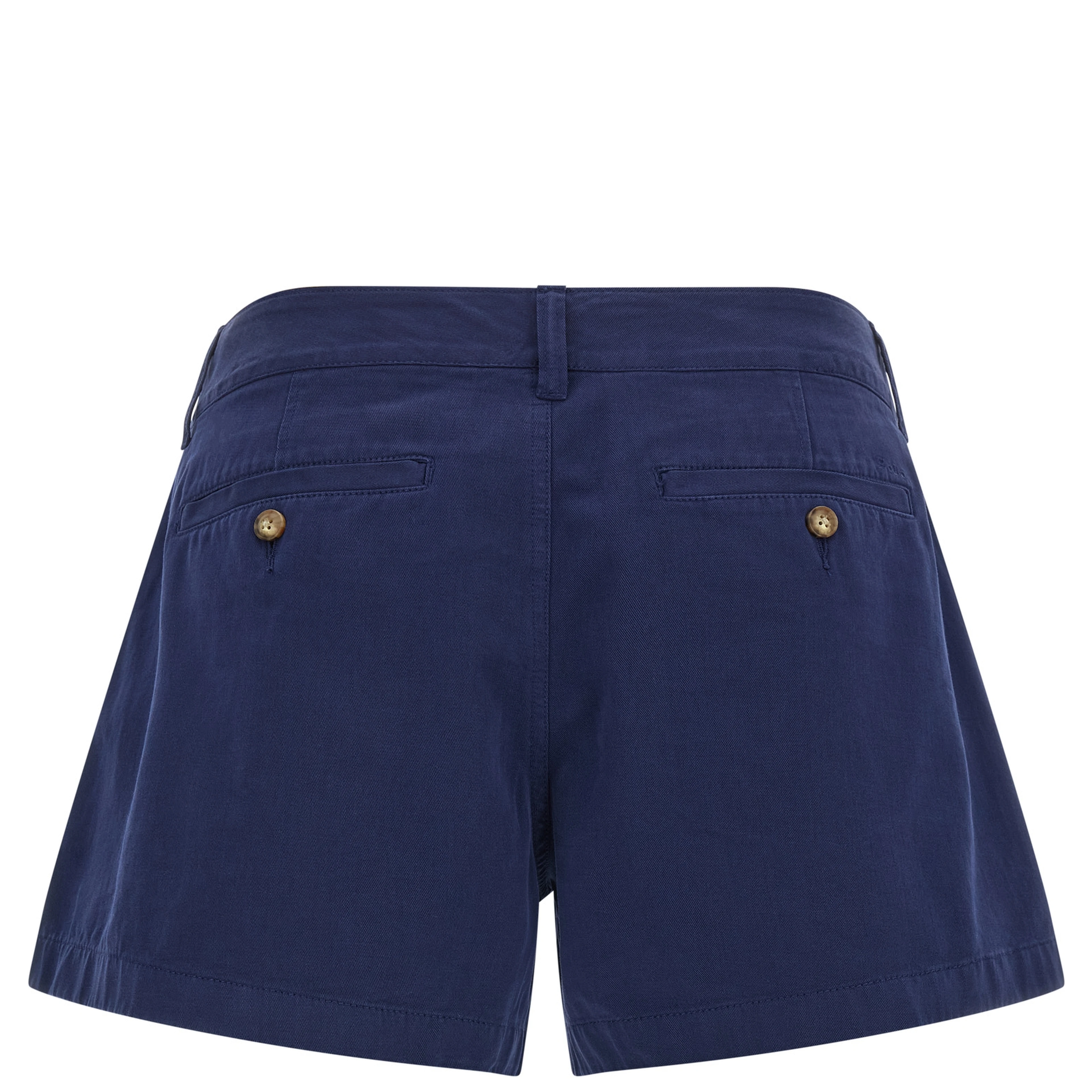 Blue Cotton Bermuda Shorts