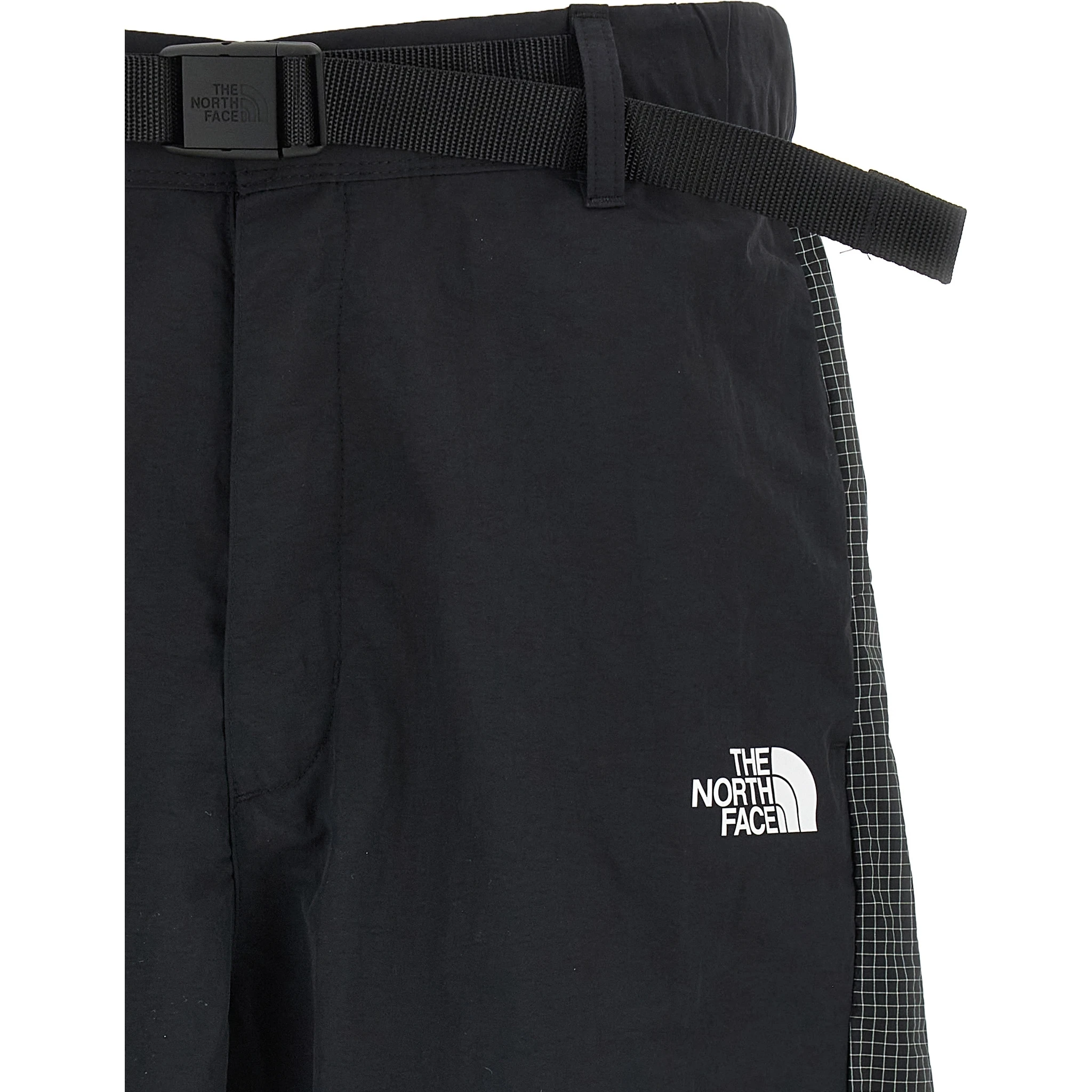 Black Nylon Bermuda Shorts