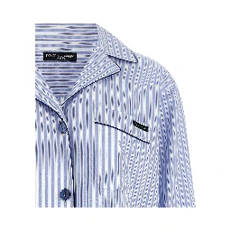 Blue Cotton Blouse