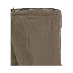Brown Nylon Bermuda Shorts