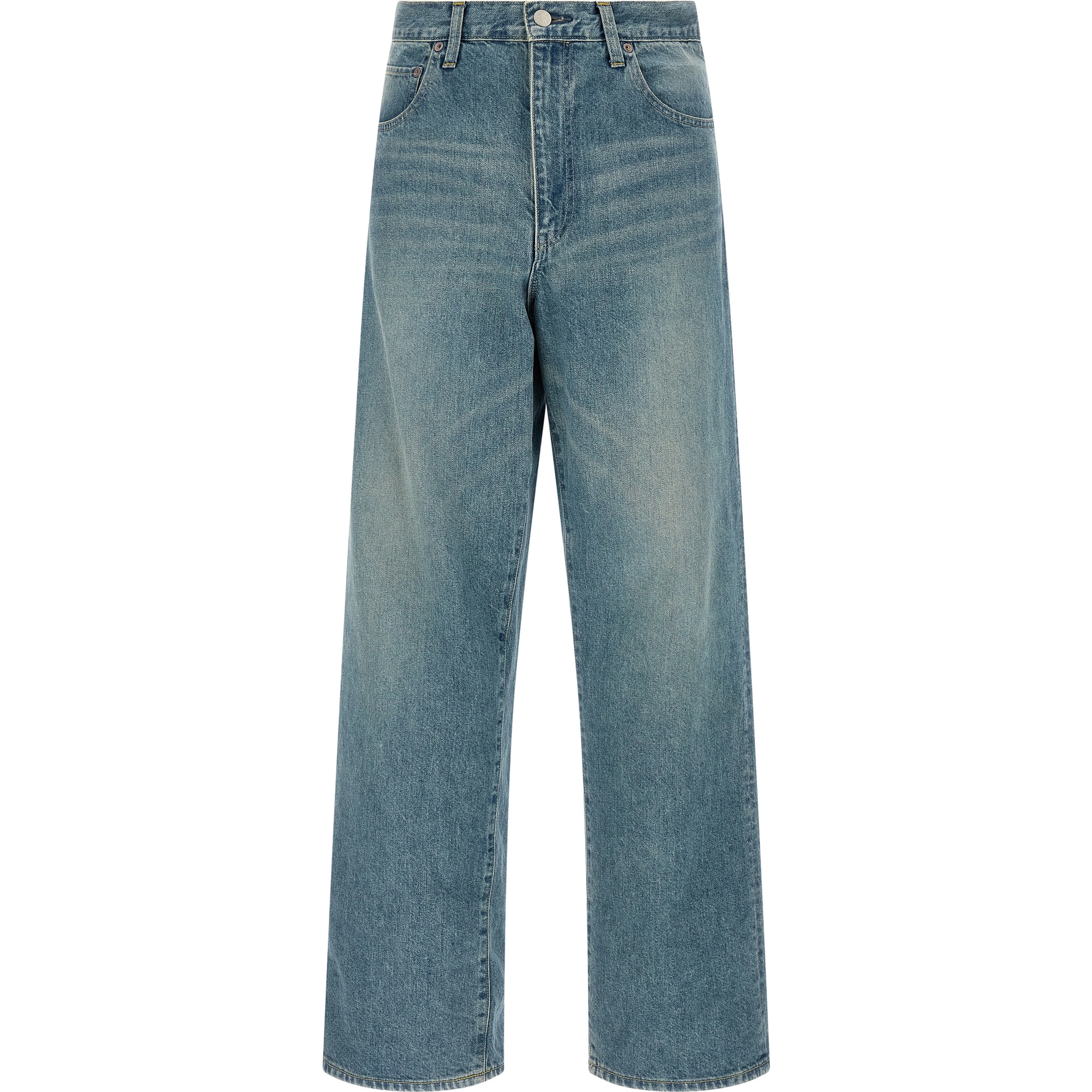 Blue Cotton Jeans Denim