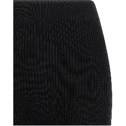 Black Organic Cotton Casual Pants