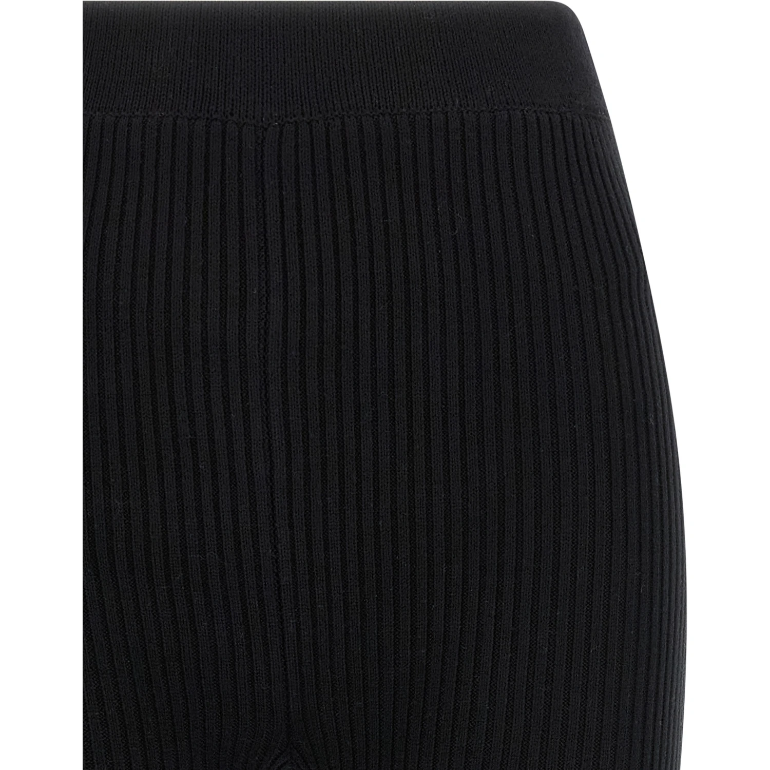 Black Organic Cotton Casual Pants