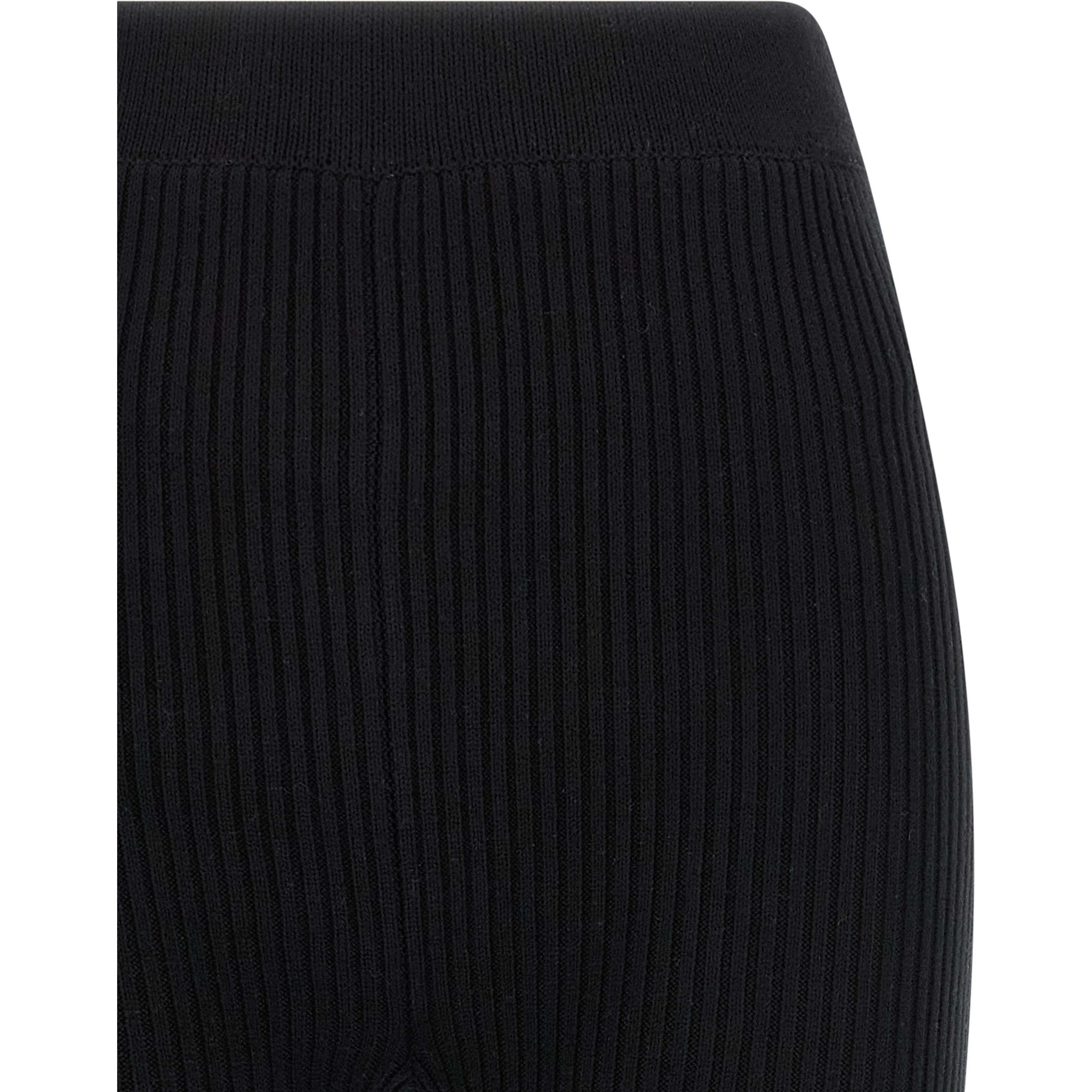 Black Organic Cotton Casual Pants