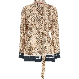 Brown Silk Blouse
