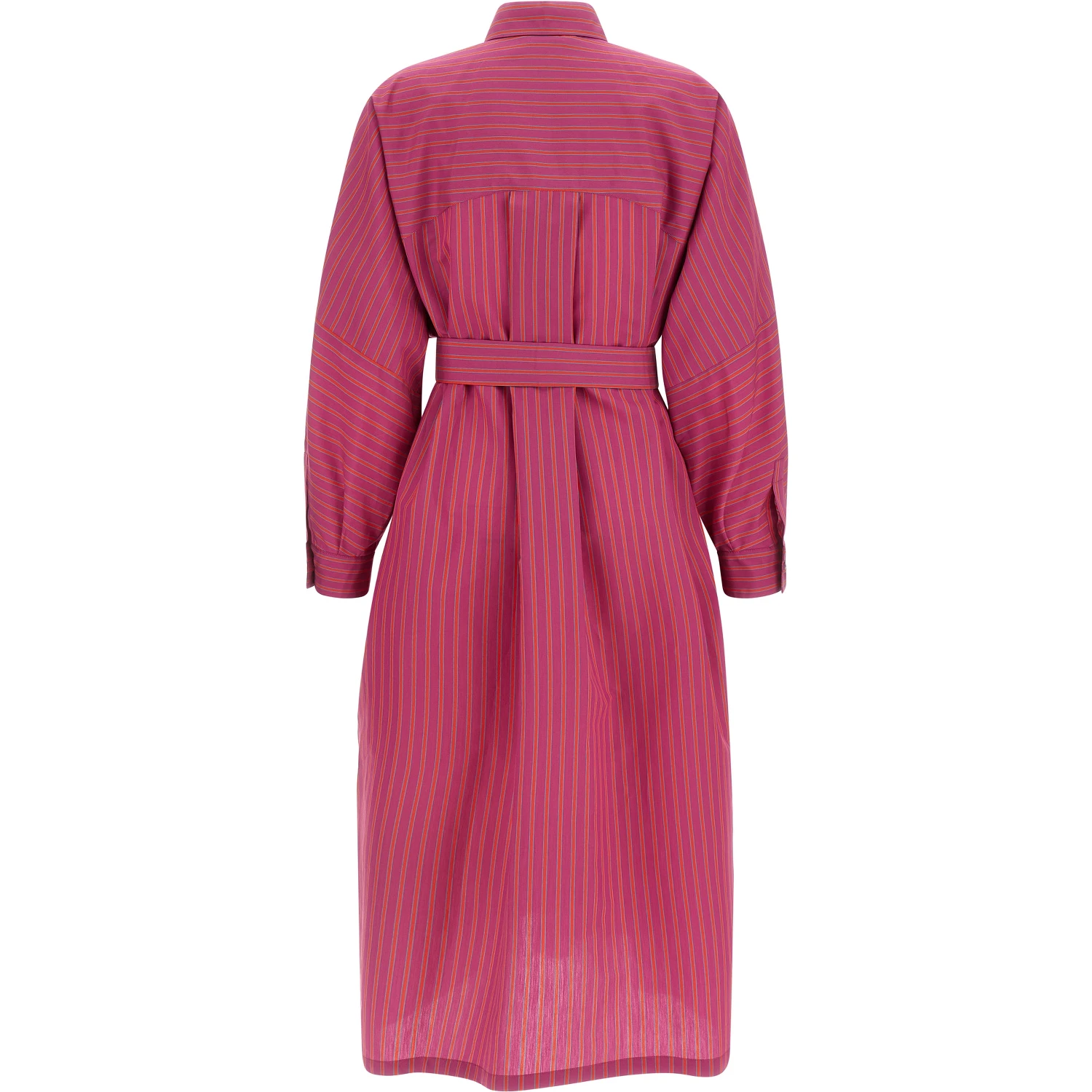 Purple Cotton Long Dress