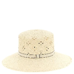 Beige Fabric Sunhat