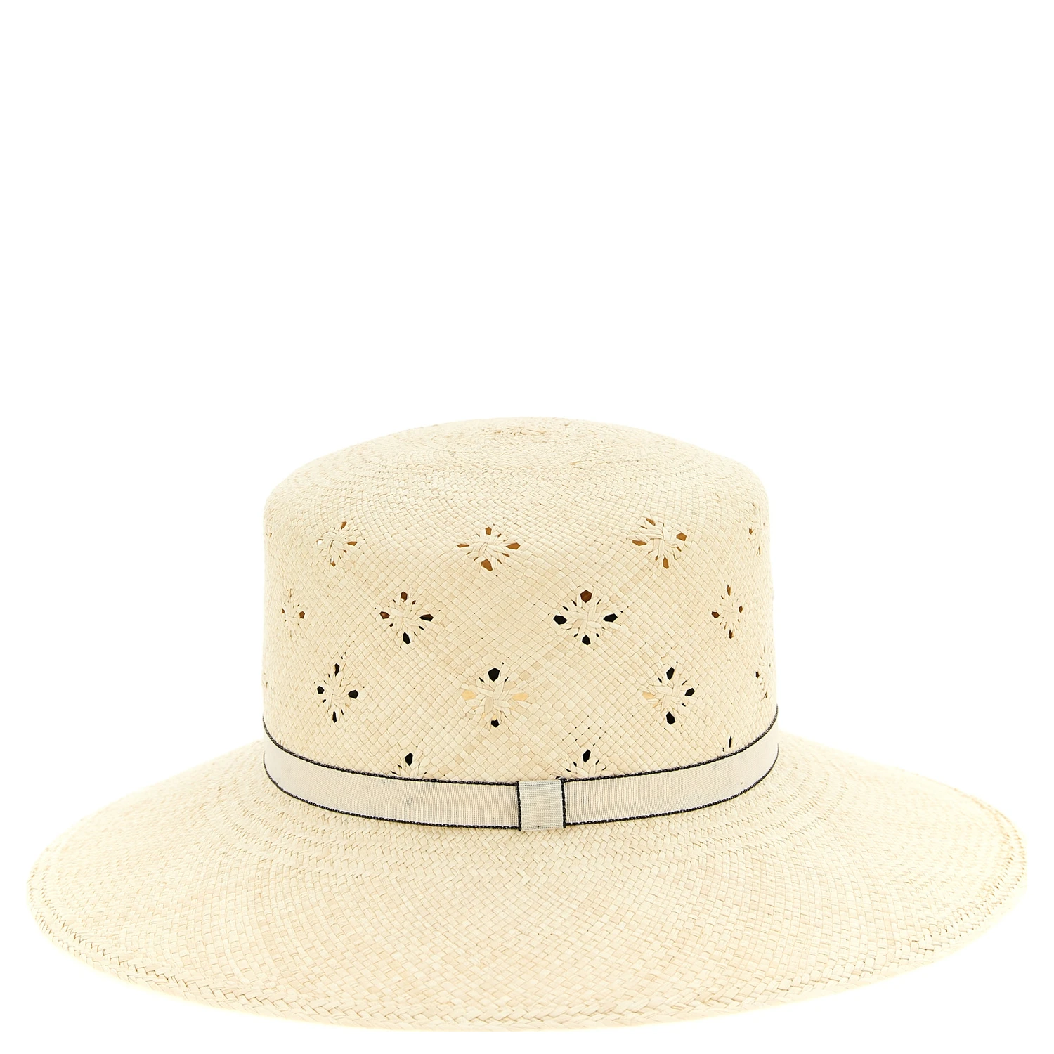 Beige Fabric Sunhat