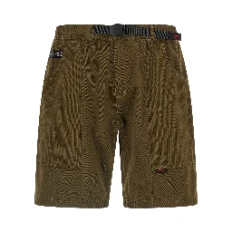 Brown Cotton Bermuda Shorts