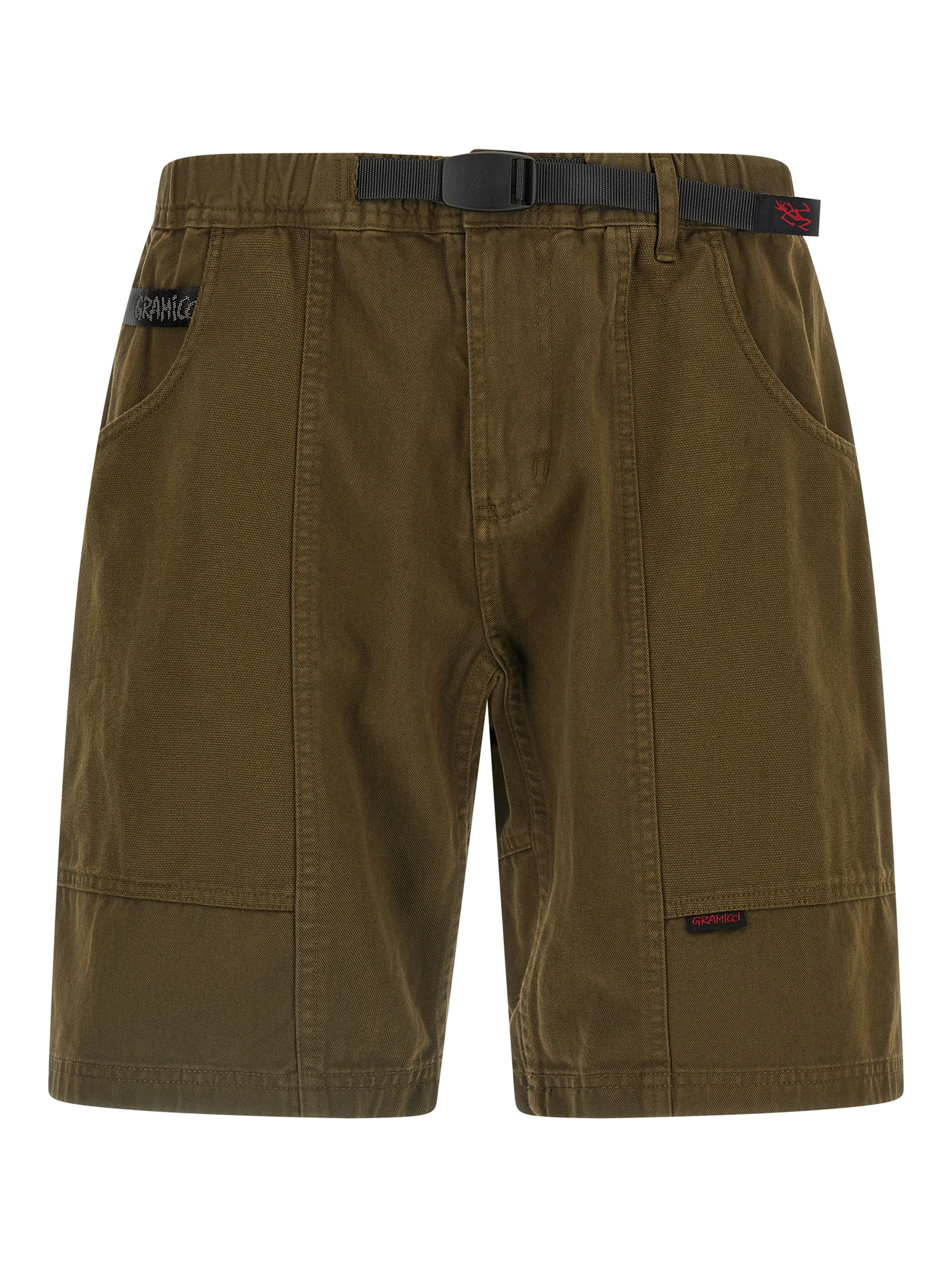 Brown Cotton Bermuda Shorts