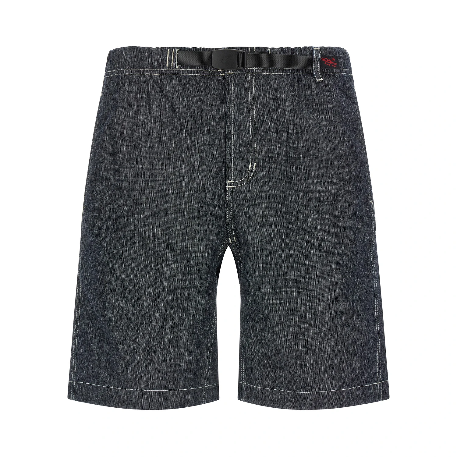 Blue Cotton Bermuda Shorts