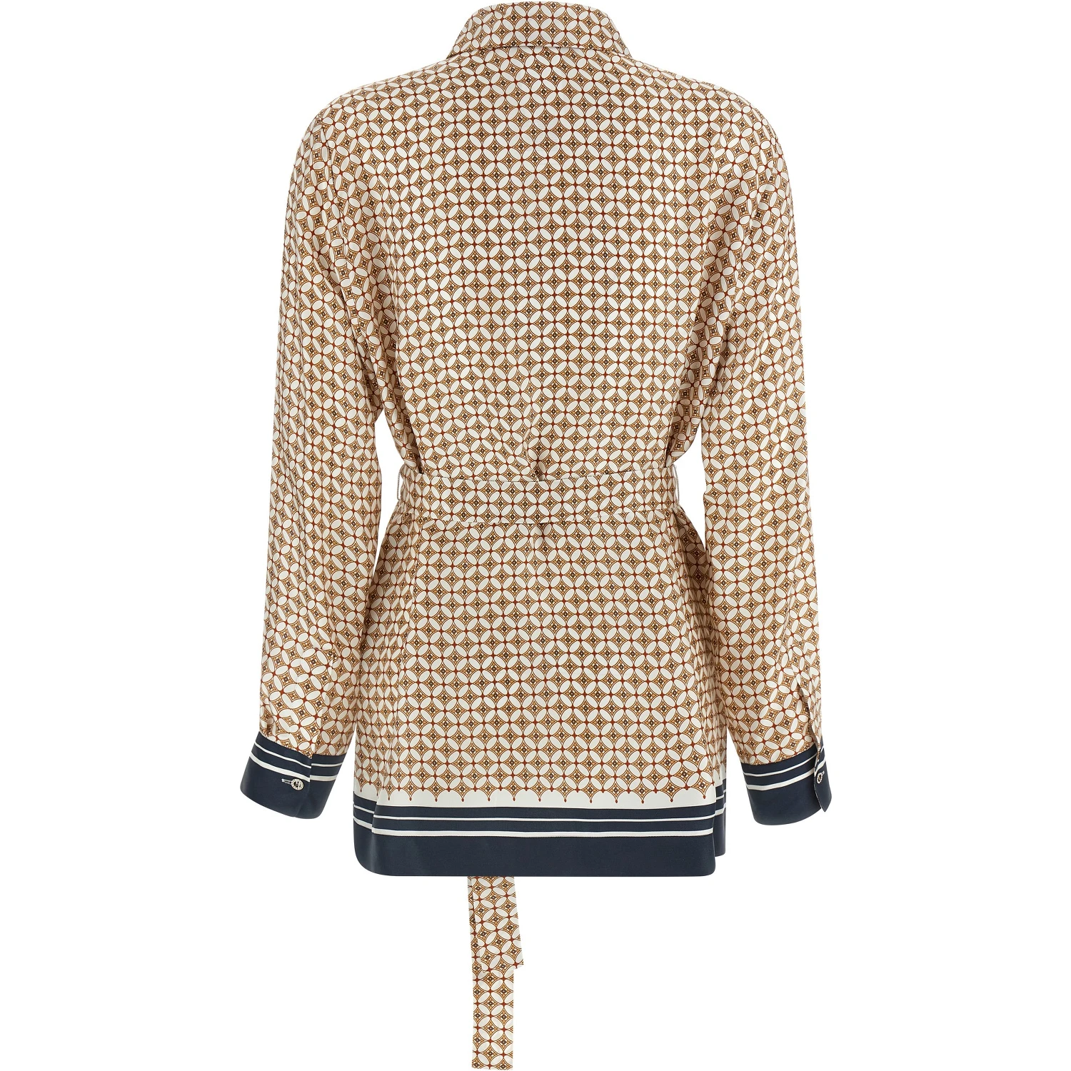 Brown Silk Blouse