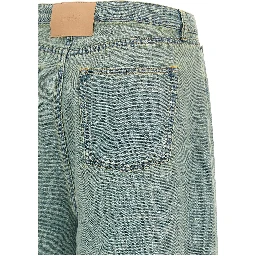 شورت برمودا قطني أزرق