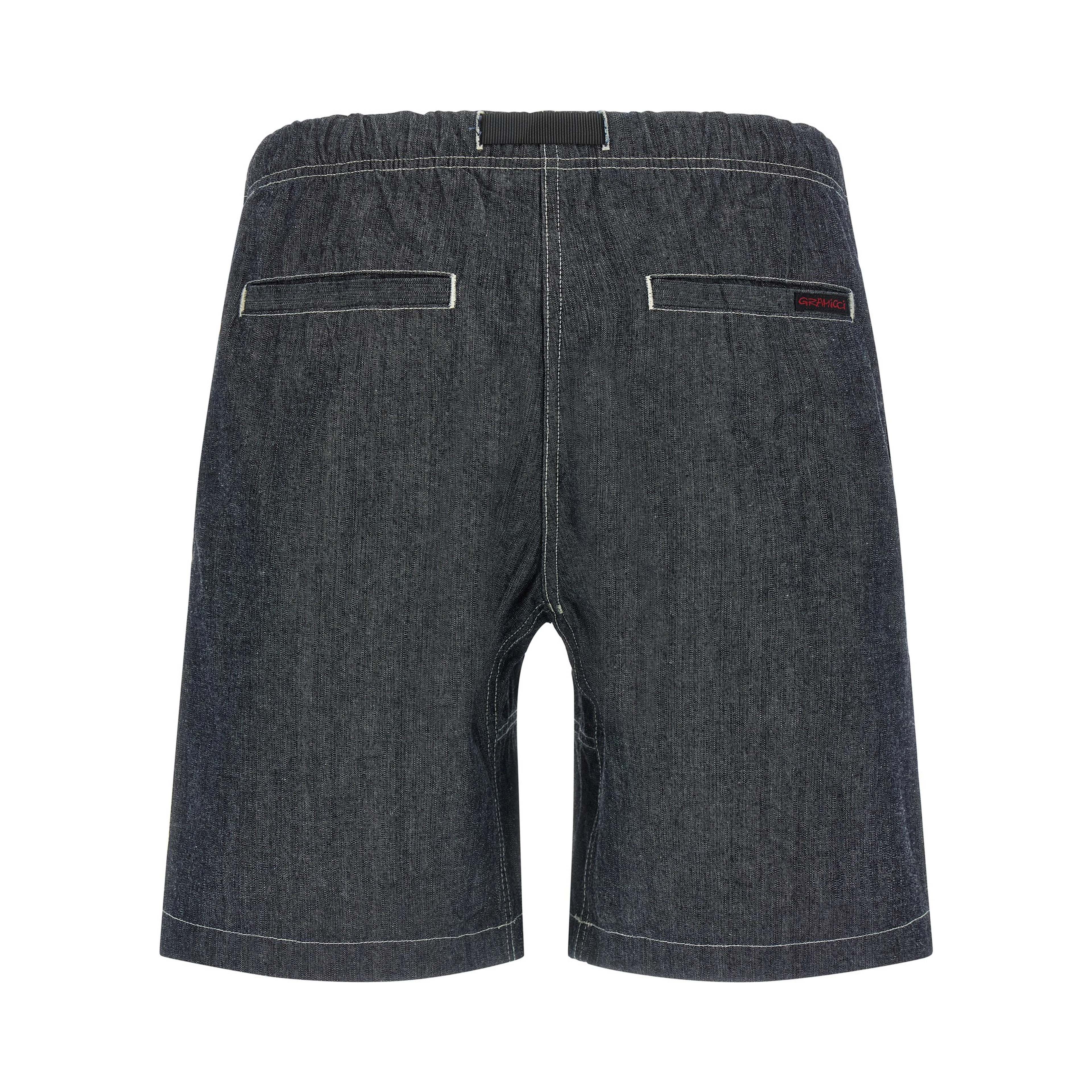Blue Cotton Bermuda Shorts