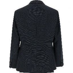 Blue Virgin Wool Two-Piece Suit