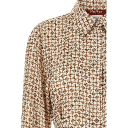 Brown Silk Blouse