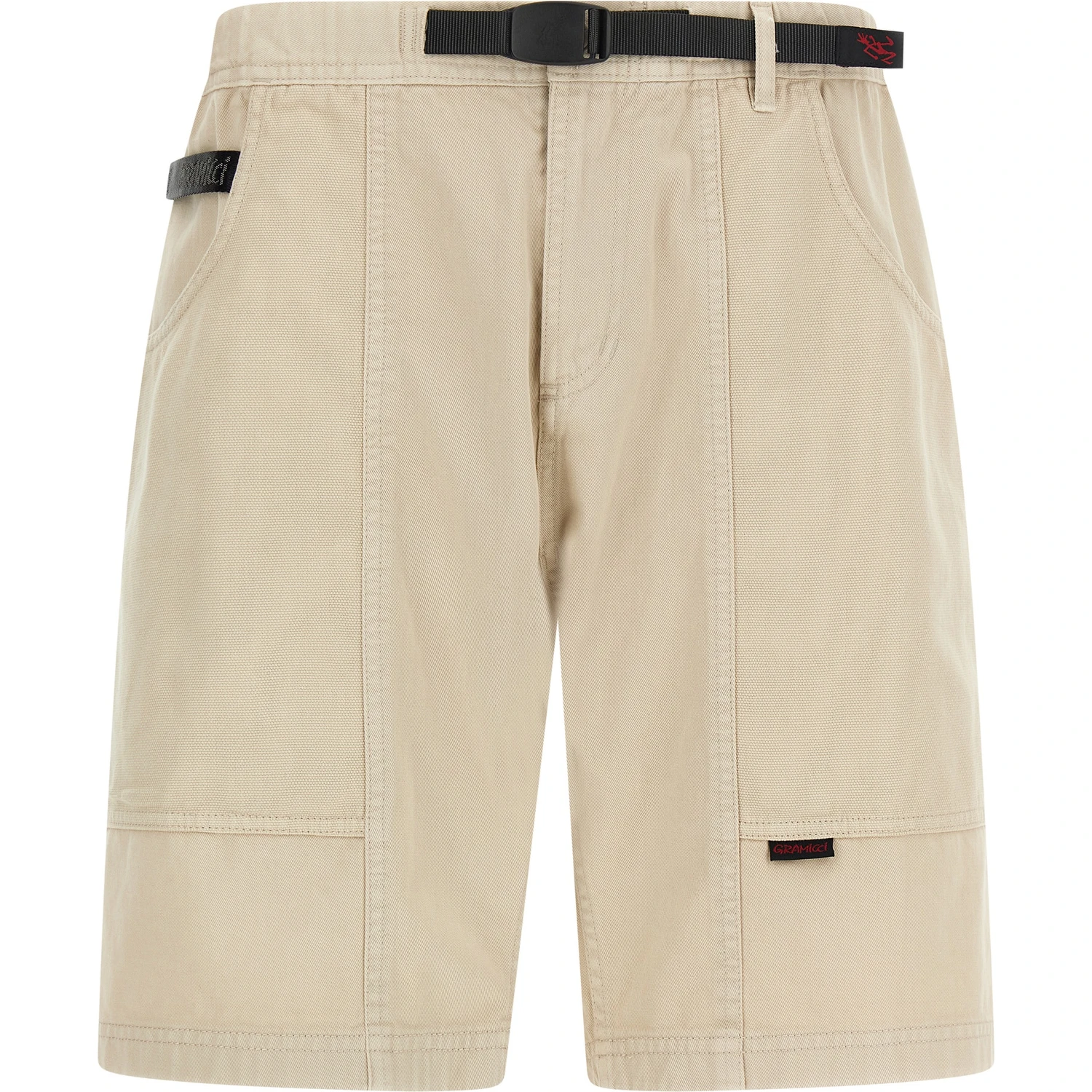 Beige Cotton Bermuda Shorts