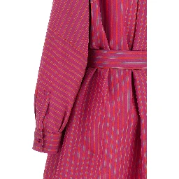 Purple Cotton Long Dress