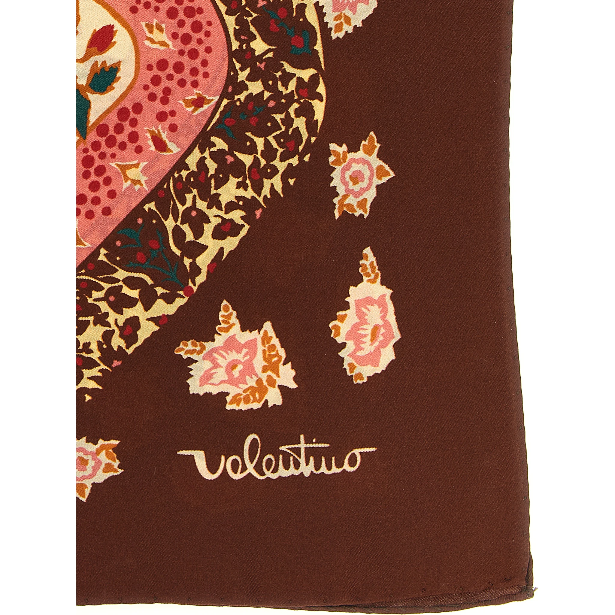 Brown Silk Foulard